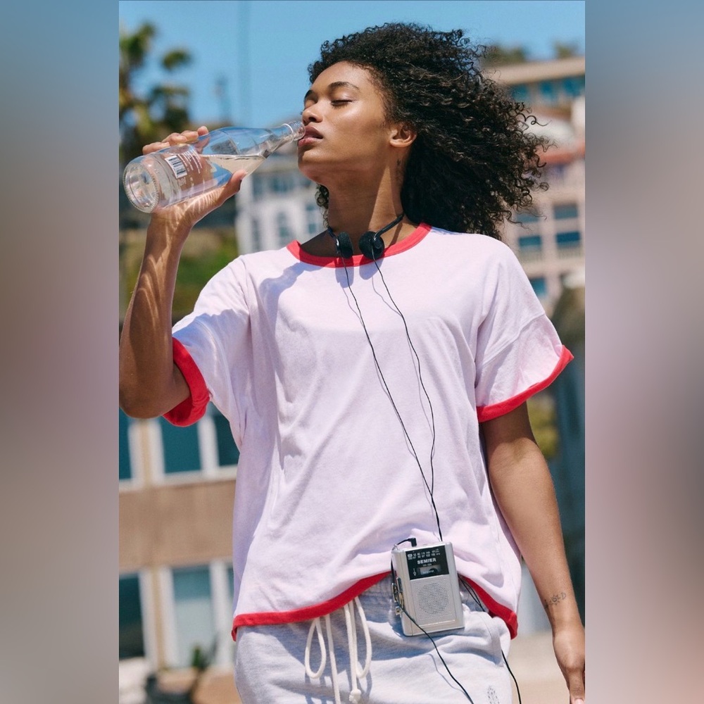 FP MOVEMENT by FREE PEOPLE Twofer Colorblock Tee SHIRT/TOP